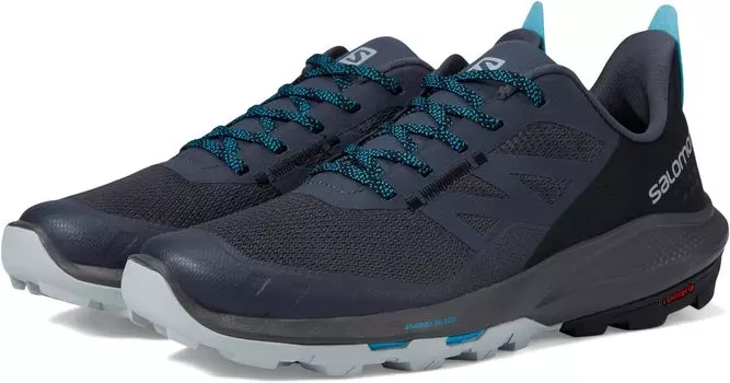 Походная обувь Outpulse Salomon, цвет Ebony Black Algiers Blue