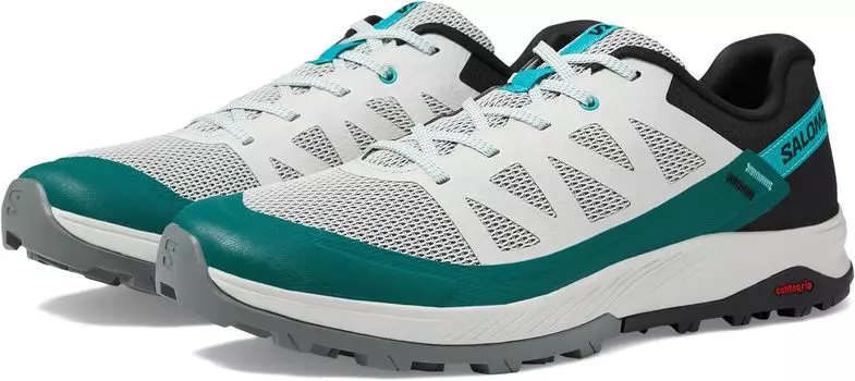 Походная обувь Outrise Salomon, цвет Lunar Rock Black Algiers Blue