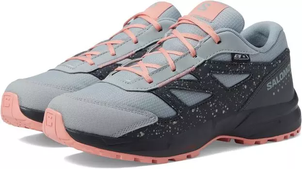 Походная обувь Outway CS WP Salomon, цвет Quarry/Ebony/Peach Amber