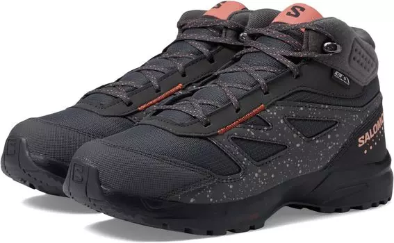 Походная обувь Outway Mid CS WP Salomon, цвет Magnet/Phantom/Coral