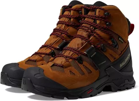 Походная обувь Quest 4 GTX Salomon, цвет Rubber Black Fiery Red