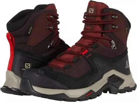 Походная обувь Quest Element GTX Salomon, цвет Chocolate Plum/Madder Brown/Goji Berry
