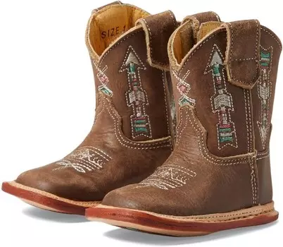 Походная обувь Roper Kids Cowbabies Indian Arrows, коричневый