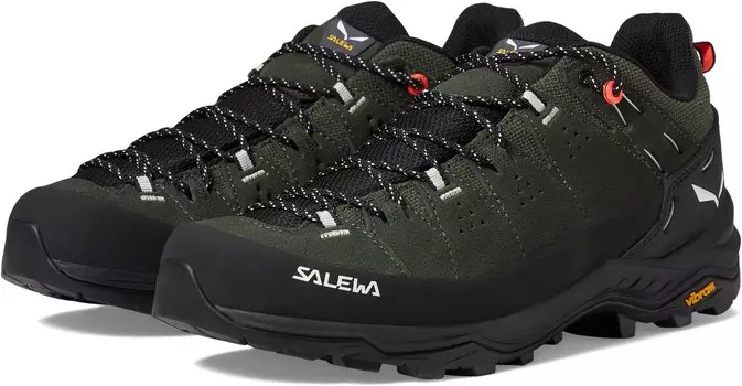 Походная обувь SALEWA Alp Trainer 2, цвет Dark Olive/Black