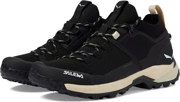 Походная обувь SALEWA Puez Knit PTX, цвет Black/Black