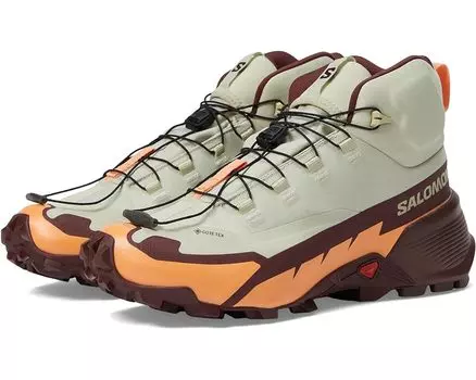 Походная обувь Salomon Cross Hike 2 Mid GORE-TEX, цвет Alfalfa/Cantaloupe/Bitter Chocolate