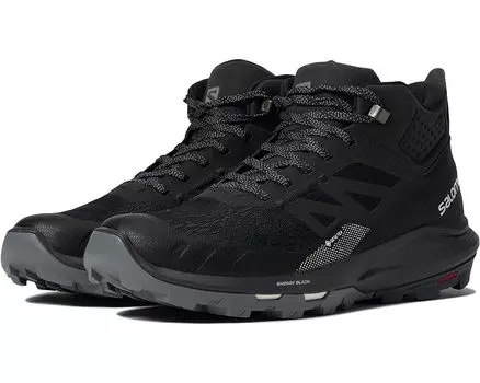 Походная обувь Salomon Outpulse Mid GTX, цвет Black/Ebony/Vanilla Ice
