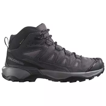 Походная обувь Salomon X Ultra 360 Leather Mid GORE-TEX, цвет Shark/Nine Iron/Cloud Gray