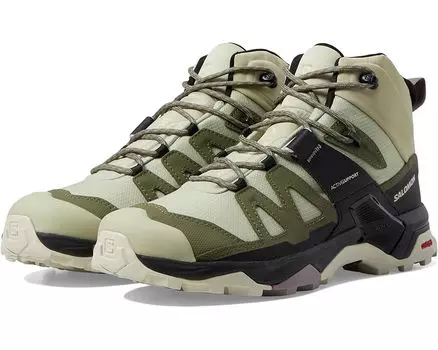 Походная обувь Salomon X Ultra 4 Mid GTX, цвет Alfalfa