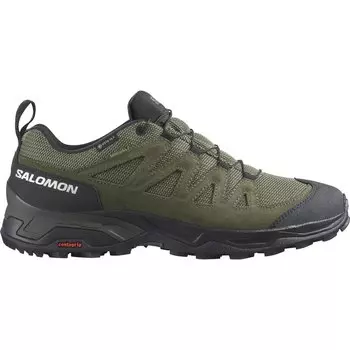 Походная обувь Salomon X-Ward Leather Goretex, зеленый