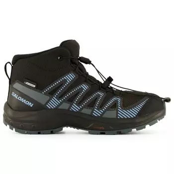 Походная обувь Salomon XA Pro V8 Mid CSWP, цвет Black/Neptune./Alaskan Blue