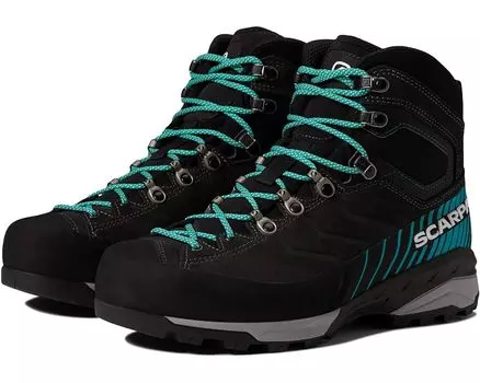 Походная обувь Scarpa Mescalito TRK GTX, цвет Dark Anthracite/Tropical Green