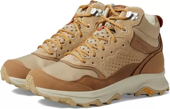 Походная обувь Speed Solo Mid WP Merrell, цвет Tobacco/Gold