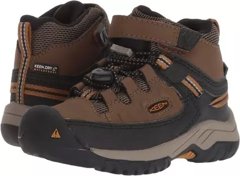 Походная обувь Targhee Mid WP KEEN, цвет Dark Earth/Golden Brown