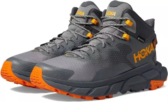 Походная обувь Trail Code GORE-TEX Hoka, цвет Castlerock/Persimmon Orange