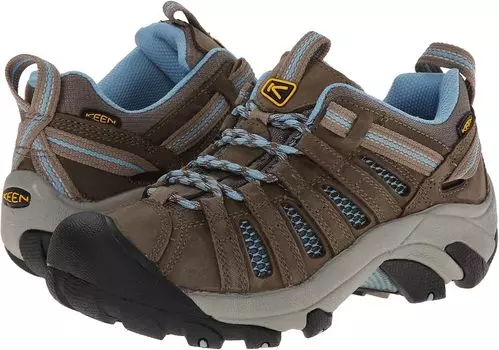 Походная обувь Voyageur KEEN, цвет Brindle/Alaskan Blue