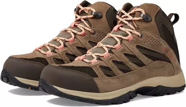 Походная обувь водонепроницаемая Crestwood Mid Waterproof Columbia, цвет Cordovan/Mud
