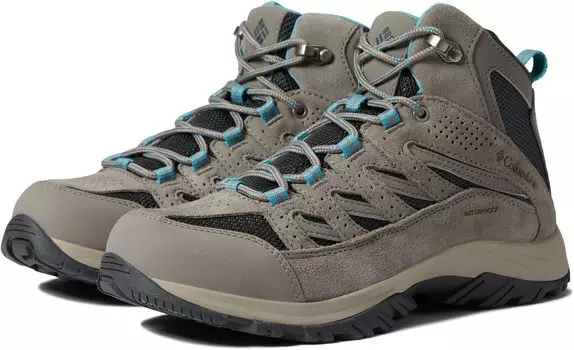 Походная обувь водонепроницаемая Crestwood Mid Waterproof Columbia, цвет Dark Grey/Kettle