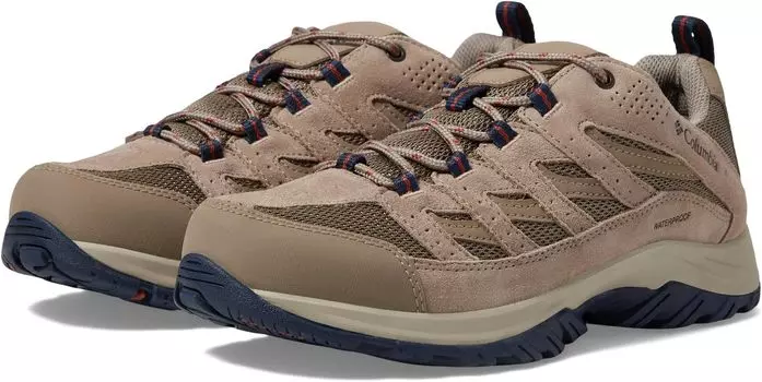 Походная обувь водонепроницаемая Crestwood Waterproof Columbia, цвет Ash Brown/Warp Red