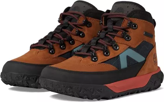 Походная обувь водонепроницаемая GreenStride Motion 6" Mid Fabric/Leather Waterproof Timberland, цвет Rust Nubuck