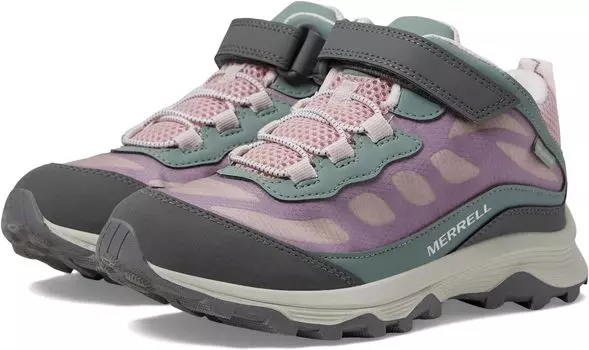 Походная обувь водонепроницаемая Moab Speed Mid A/C Waterproof Merrell, цвет Dusty Pink/Olive