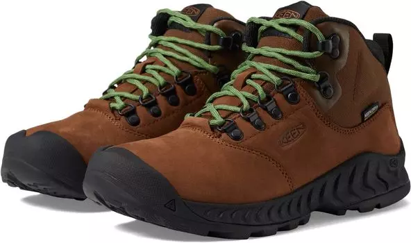 Походная обувь водонепроницаемая NXIS Explorer Mid Waterproof KEEN, цвет Bison/Golden Yellow