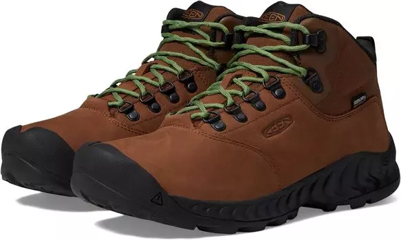 Походная обувь водонепроницаемая NXIS Explorer Mid Waterproof KEEN, цвет Bison/Golden Yellow