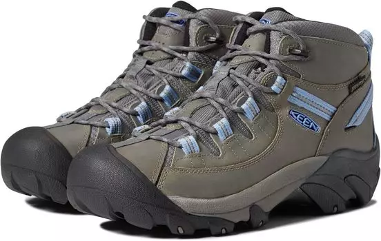 Походная обувь водонепроницаемая Targhee II Mid Waterproof KEEN, цвет Steel Grey/Hydrangea