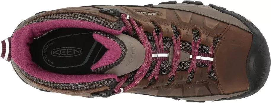 Походная обувь водонепроницаемая Targhee III Mid Waterproof KEEN, цвет Weiss/Boysenberry