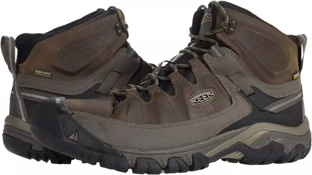 Походная обувь водонепроницаемая Targhee III Mid Waterproof KEEN, цвет Bungee Cord/Black