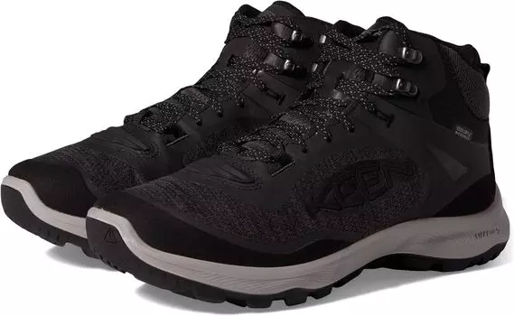 Походная обувь водонепроницаемая Terradora Flex Mid Waterproof KEEN, цвет Black/Steel Grey