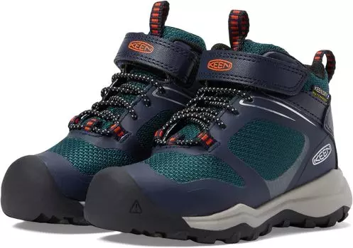 Походная обувь водонепроницаемая Wanduro Mid Waterproof KEEN, цвет Sky Captain/Sea Moss