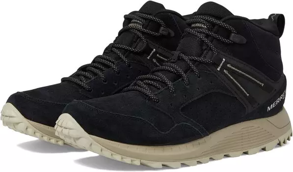 Походная обувь водонепроницаемая Wildwood Mid LTR Waterproof Merrell, черный