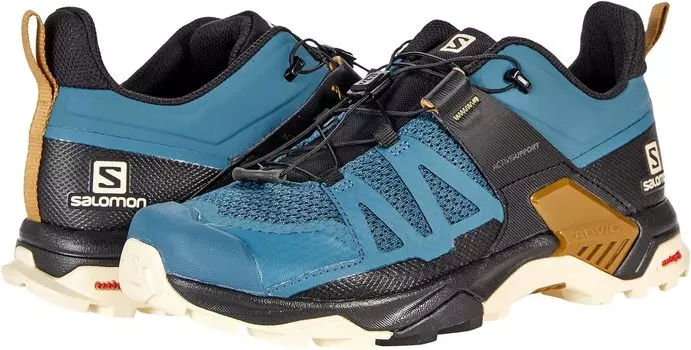 Походная обувь X Ultra 4 Salomon, цвет Mallard Blue/Bleached Sand/Bronze Brown