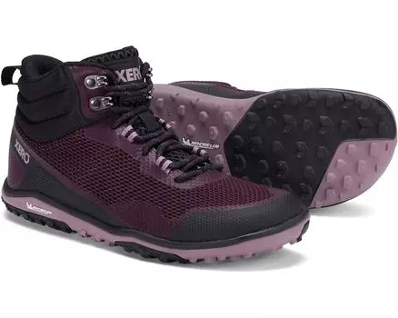 Походная обувь Xero Shoes Scrambler Mid, цвет Black/Fig