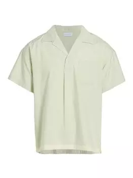 Походная рубашка из смесового хлопка John Elliott, мятный