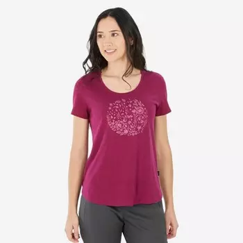 Походная рубашка Quechua, цвет kirschviolett/rosa