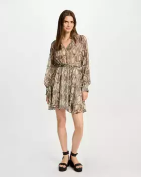 Походное платье с принтом Morgan, мультиколор