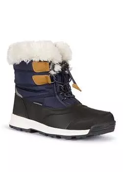 Походные ботинки для мальчиков темно-синего цвета RATHO - KIDS W-PROOF SNOWBOOT Trespass, темно-синий