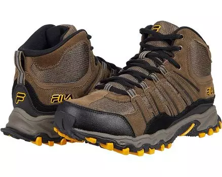 Походные ботинки Fila Country TG Evo Mid Wide, цвет Major Brown/Walnut/Gold Fusion