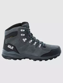 Походные ботинки Jack Wolfskin REFUGIO TEXAPORE MID M, серый