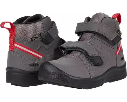 Походные ботинки Keen Hikeport 2 Mid Strap WP, цвет Magnet/Red Carpet