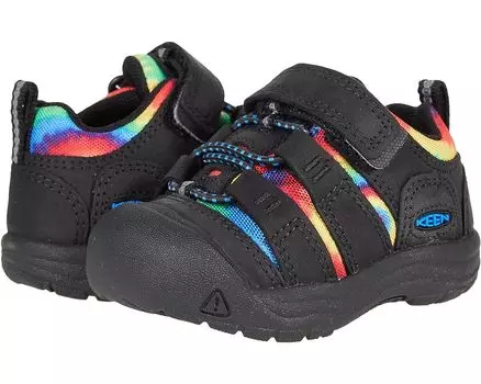 Походные ботинки Keen Newport Shoe, цвет Black/Original Tie-Dye