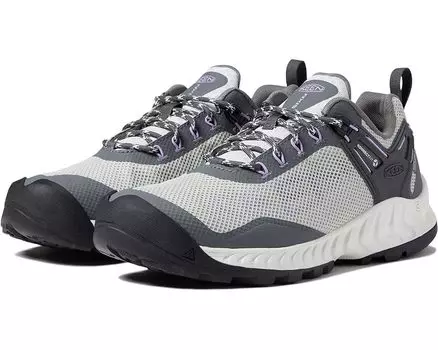 Походные ботинки KEEN Nxis Evo WP, цвет Steel Grey/English Lavender