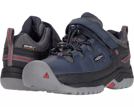 Походные ботинки Keen Targhee Low WP, цвет Blue Nights/Red Carpet