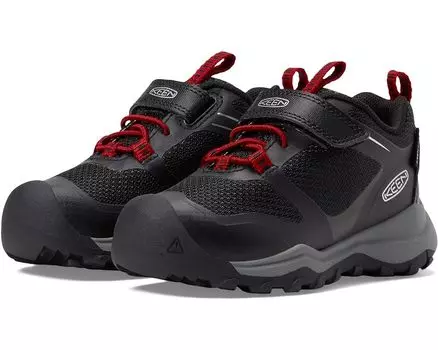 Походные ботинки Keen Wanduro Low Waterproof, цвет Black/Ribbon Red
