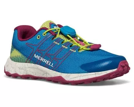 Походные ботинки Merrell Moab Flight Low A/C, цвет Teal/Lime/Fuchsia