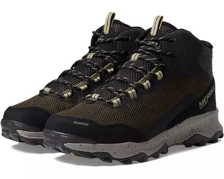 Походные ботинки Merrell Speed Strike Mid Waterproof, оливковый
