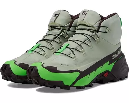 Походные ботинки Salomon Cross Hike 2 Mid GORE-TEX, цвет Desert Sage/Green Gecko/Chocolate Plum