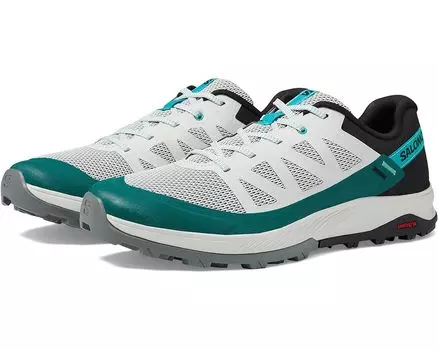 Походные ботинки Salomon Outrise, цвет Lunar Rock Black Algiers Blue